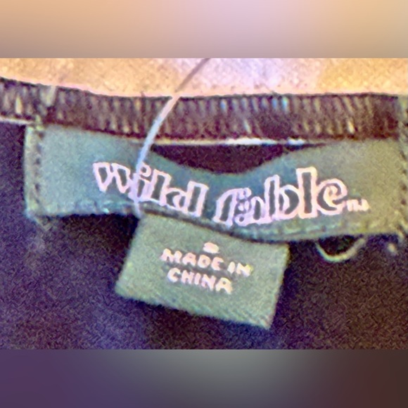 Wild Fable Black Women’s Off-Shoulder Blouse Size Small NWT - Picture 3 of 14